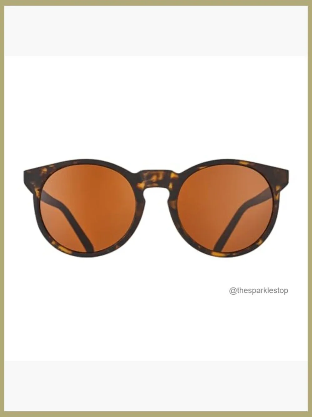 Polarized Round Sunglasses UV400 No Slip No Bounce